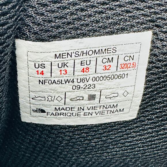 The North Face Mens Chilkat V Zip Waterproof Boots Coffee Brown NF0A5LW4 Size 14 main image 8